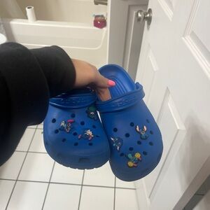 Blue crocs